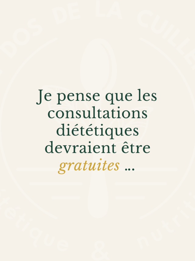 Je suis super contente des retours de mon programme VégéTranquille®Et d’ailleurs merci aux patient·e·s qui prennent le temps de laisser un avis sur Google ou sur Trust Pilot 🙏Mais j’ai aussi beaucoup de messages de personnes qui aimeraient le faire mais qui attendent d'avoir plus de budget pour se le permettre.Et je le comprends tout-à-fait ! Les consultations diététiques ne sont pas (toujours) (bien) remboursées et en ce moment, on vit une période compliquée et préoccupante à plein de niveaux, il faut définir des priorités.De mon côté, je suis intimement persuadée que la santé (comme l’éducation, la justice, etc.) devrait être accessibles à tou·te·s et malheureusement, ce n’est pas le cas …Mais je pense avoir trouvé une solution (imparfaite mais qui a le mérite d’exister, merci aux associations et collectifs d’apporter une réflexion plus égalitaire et de mettre au point des outils précieux ) qui permet de peut-être faire avancer le schmilblick 🤷‍♀️🌿 Je suis Magali, diététicienne nutritionniste spécialisée dans les alimentations végétales (végétariennes, végétaliennes, flexitariennes, vegan) .Je t’aide à végétaliser ton alimentation sans te prendre la tête avec :
✨ mon accompagnement “VégéTranquille®”
🎙️ mon podcast “Le Dos de la Cuillère”
💌 ma newsletter "La Dosette"